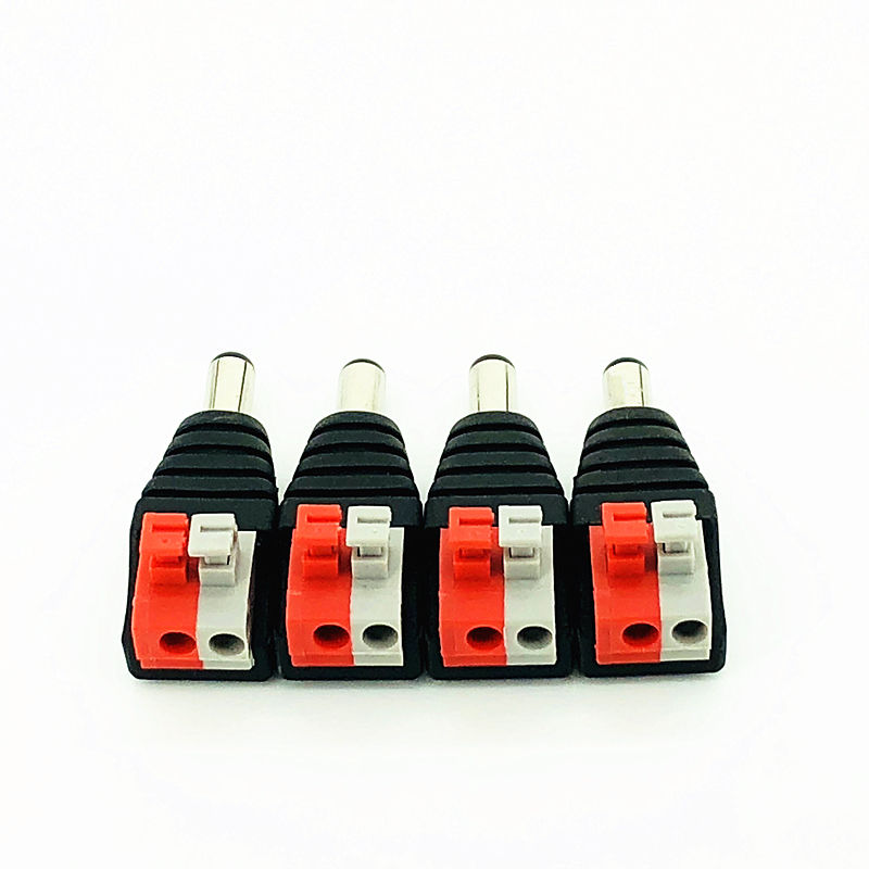 Bester Kamera-Leistungsverbinder männlicher DC-Adapter 2.1 * 5,5 mm, Kabel und Anschlüsse mit "Press-Fit" -Tonnelblöcken (PC108)