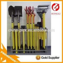 agriculture and garden tools /spade / hoe / pickaxe / fork