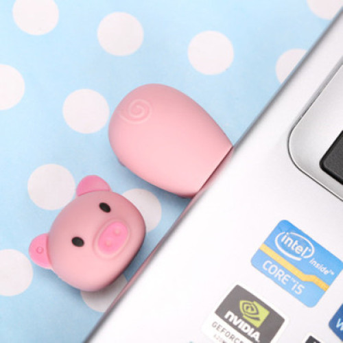 Pen Prive Cartoon Pendrive Pink Pig