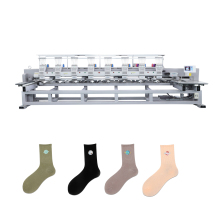 High-Tech Industrial Embroidery Machine: 8-Head Sock Factory Embroidery Equipment