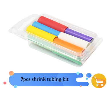 DEEM Customized color size thin wall heat shrink tubing kit for DIY work