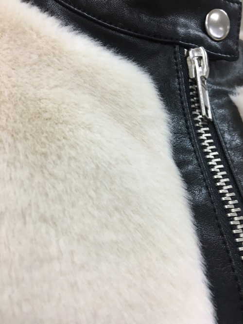 Women's Zip Up Plush Faux Fur Jacket