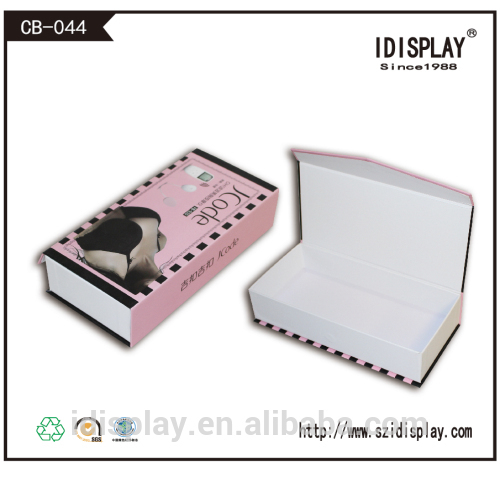 custom made gift package box cardboard for bra package box case with Magnetic Closure