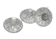 Aluminum foil container candle holder