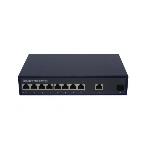 Poe Switch 8 ports 1 SFP 1 RJ45