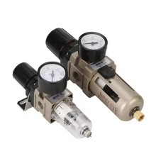 Factory 1/4" NPT Air Pressure Regulator for Compressed Air Systems - Mini Air Regulator Model AR2000-02, Ranging 0-10bar with Gauge