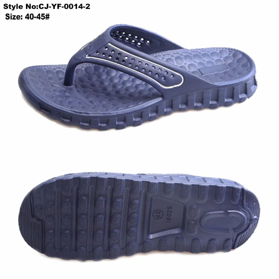 Latest Beach EVA Injection Man Slipper Flip Flops