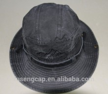 Fashion washed bucket fishing cap/hat