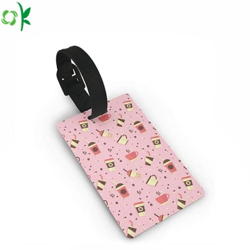 High Quality Printed Logo PVC Luggage Tag