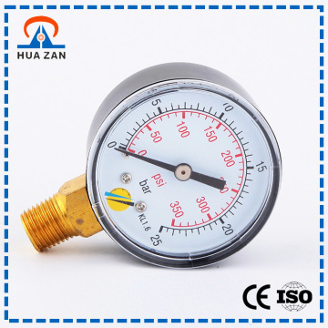 Inline Fluid Pressure Gauge Accuracy High Temperature Pressure Gauge