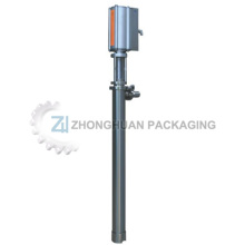 Pneumatic plunger type barrel inserting pump