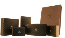 Personalized Flunsi Square Lines Paper Box, Coloured Gift Boxes For Keepsake