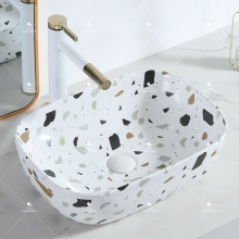 Chaozhou Factory Wholesale Bathroom Ceramic Countertop Sink Bowl