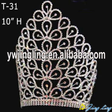10 Inch large custom crowns and tiaras wholesale