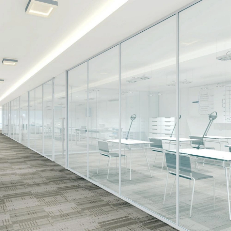 Commercial Aluminium Frame Glass Dividers