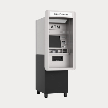 ผ่านการบันทึกผนังและเหรียญ ATM สำหรับสำนักงานธนาคาร