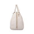 Sac fourre-tout en cuir pour femmes de tous les jours, beige