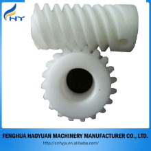 fine plastic mini worm and worm gear for toy