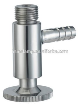 stainless steel Sanitary Threaded Sample Valve SUS304 SUS316l