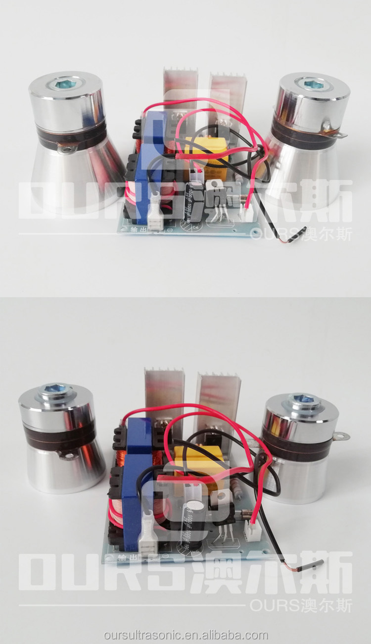 40KHz 100W Ultrasonic Power Supply Driver Cleaning Generator PCB Circuit Board With 40KHz 50W Ultrasonic Cleaning Transducer