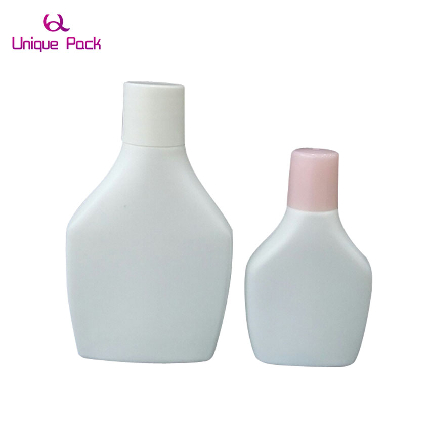 biodegradable containers 500ml HDPE push pull on flip top HDPE bottle