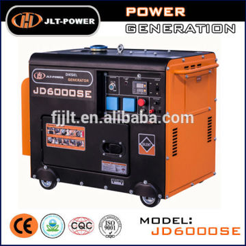 Portable small power diesel generator 5kva