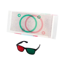 Optic Crystal Exercise Table RD006: Size Adjustment for Near and Far Vision Training