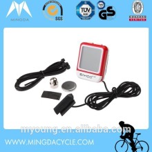 bicycle computer with wire