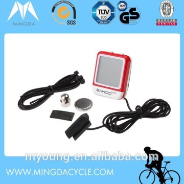 bicycle computer with wire