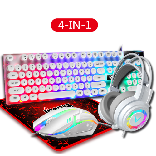 4 in1 headset mouse keyboard and mouse pad