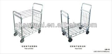 galvanized platform cart/rustproof platform cart/folded hand cart