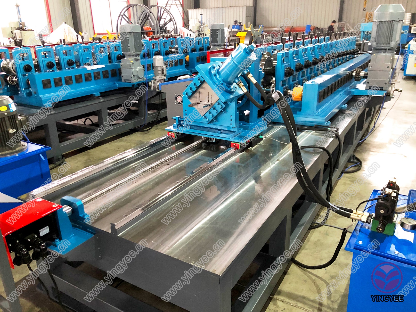 drywall stud and track roll forming machine high speed machine with automatic width change by motor