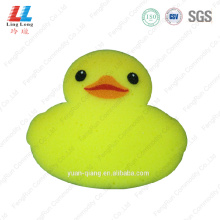 Yellow little duck bath sponge