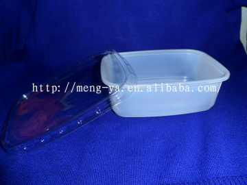 Disposable 16oz Plastic box with lid For dinner