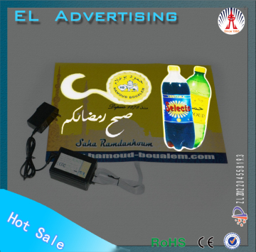 EL flashing advertisement animated el advertisement el traffic signs