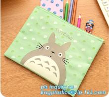 Boys girls solid color large capacity canvas pencil bag case, stationery pencil bag pen case school supplies pencilcase pen bag