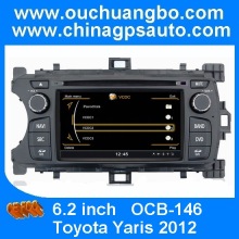 Ouchuangbo audio GPS radio for S100 Toyota Yaris 2012
