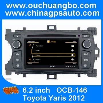 Ouchuangbo audio GPS radio for S100 Toyota Yaris 2012
