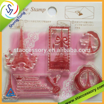 rubber stampsCustom design transparent silicone clear stamps