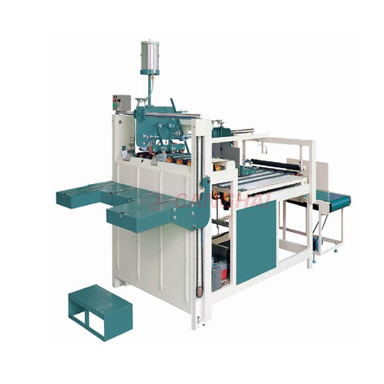semi-auto cardboard box folder gluer machine