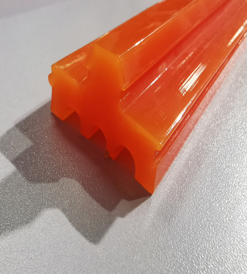 Durable Plastic PU Profile Custom Plastic Extrusion