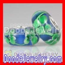 Discount Chamilia Style Glass Beads Four-leaf Clover Charm Beads?
