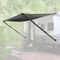 RV Awning Assemblies And Black Frame With Fabric
