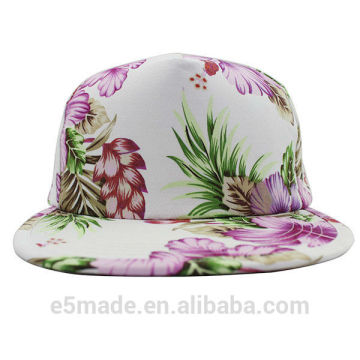 garden scenes style printed snapback hat