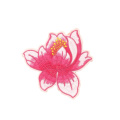 Lotus broderie fer sur patch sacs vestes garniture