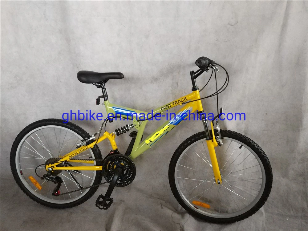 21 Speed Cheap Price Steel Frame Full Suspension Downhill Mens Mountain Bicycles for Adult MTB Bikes