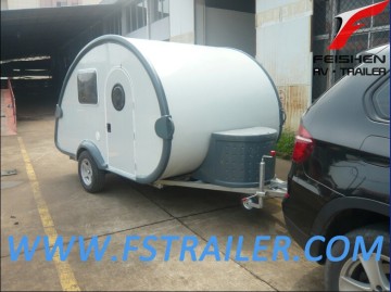 Tear drop camper trailer