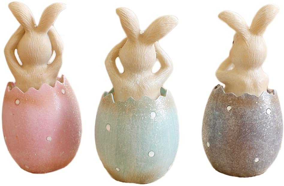 Resin Bunny Decorations Spring Easter Decors