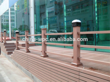 Eco friendly outdoor WPC plastic deck balusters