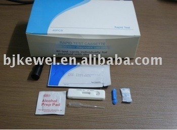 rapid hiv home test cassette whole blood